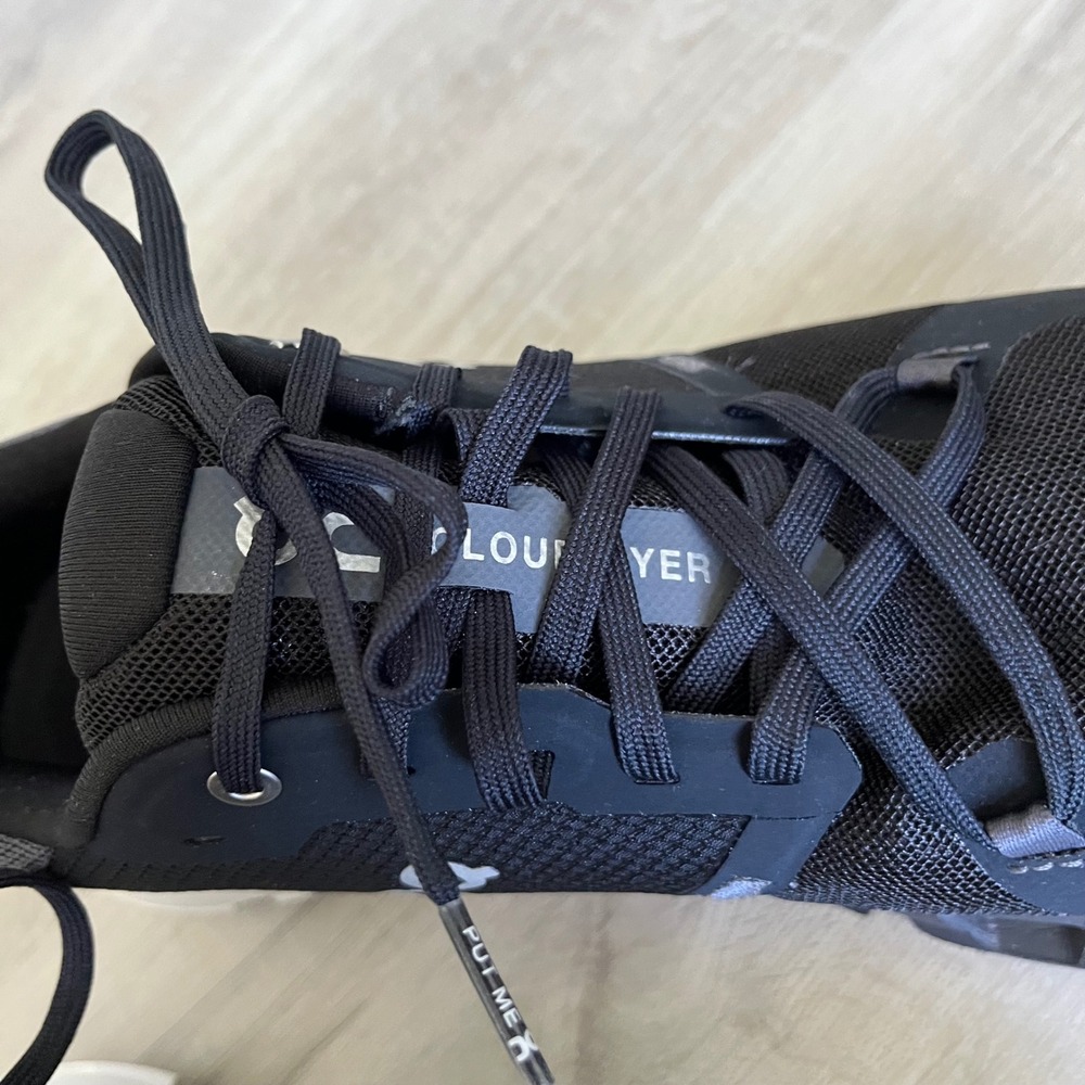 On Running Cloudflyer 4 Black White Running Shoes Mens 9 Sneakers Active Workout - Picture 13 of 13